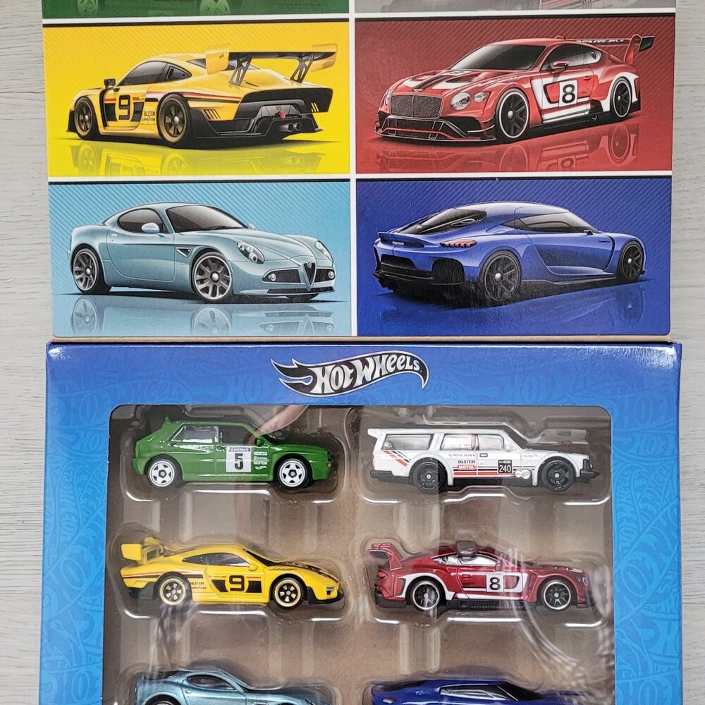 Hot Wheels 2023 - European Import Themed Multi-Pack Box Set of 6 Cars